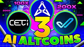 These Low Cap AI Altcoins Have 100X to 200X Ability AFTER July🚀💰 [upl. by Osrock]