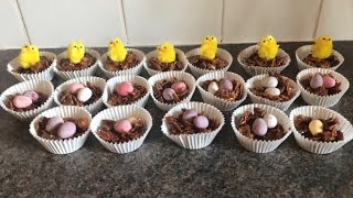 CHOCOLATE CORNFLAKE NEST CAKES [upl. by Ztnahc986]