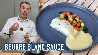 BEURRE BLANC SAUCE BY FRENCH CHEF amp RESTAURANT TIPS [upl. by Attenyt234]