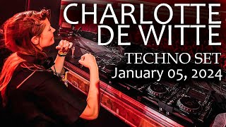 CHARLOTTE DE WITTE AND KNTXT SET JANUARY 05 2024  MIX BY TILKA5 [upl. by Dimo]