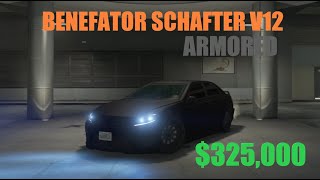 Buying The Armored Benefactor Schafter V12 GTA ONLINE [upl. by Ahsenaj]