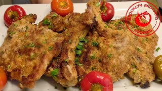 Try PERFECT Fried Pork Chops with an Italian Twist [upl. by Aliemaj]