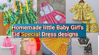 Homemade Little Baby Girls Dress designs Summer Special Baby Girls stitching ideas [upl. by Nurse800]