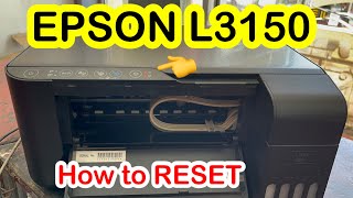 How to Reset Epson L3150 Red Lights Blinking error [upl. by Juno]