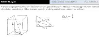 Zadanie 32  matura próbna  listopad 2013 [upl. by Apfelstadt]