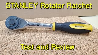 The 89G  TOOL REVIEW Stanley Rotator Ratchet 89962 [upl. by Nosrettap487]