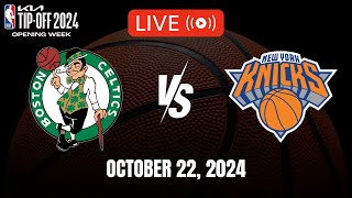 NBA LIVE CELTICS vs KNICKS  202425 NBA SEASON  October 22 2024  NBA 2K25 [upl. by Malloch]