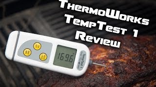 ThermoWorks TempTest 1 Review [upl. by Siurad]