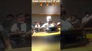 “Ding Dong eat it up Mix it well”🗣️🗣️🔥eatitup dingdong ‪memes food school funny [upl. by Araiek88]