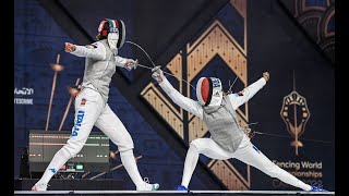 Cairo 2022 Individual Womens Foil Fencing World Championships Finals Highlights [upl. by Nrublim283]