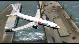 FSX  AerosoftFSDG  Heraklion X [upl. by Lipfert]