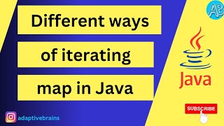 Different ways of iterating map in java [upl. by Iret]