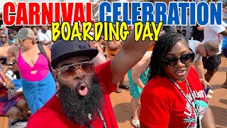 Carnival Celebration 2024 Group Cruise Embarkation Day [upl. by Hsetim330]