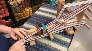 Weaving on an Inkle Loom [upl. by Stalker]