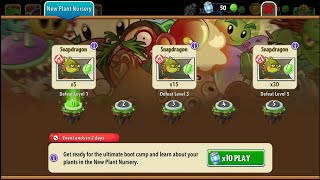 Snapdragon New Plant Of Nursery Event Plants vs Zombies 2 plantsvszombies2 event funny pvz2 [upl. by Akeme]