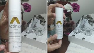 واقي شمسي مزيل للبقع والتصبغات لجميع انواع البشرة وبالخصوص البشرة الحساسة actinica lotion [upl. by Church233]