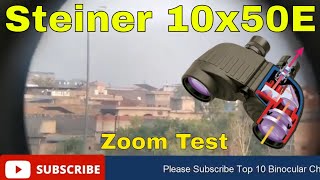 Steiner Germany 10x50E Military Binocular for Stargazing Zoom Test [upl. by Wiltsey356]