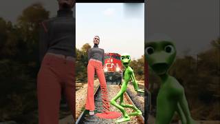 Dame tu cosita vs stand sculpture catwalk3 vs dancing youtubeshorts trending train vfx [upl. by Enyrehtac]