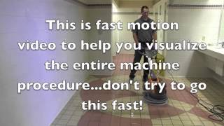 Restroom Tile amp Grout Cleaning Instructional Video by Diversey Care [upl. by Niar]