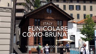 Funicolare ComoBrunate Italy  allthegoodiescom [upl. by Elsinore657]