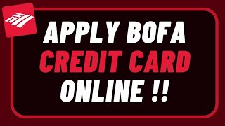 How to Apply Credit Card Online Bank of America [upl. by Hembree797]