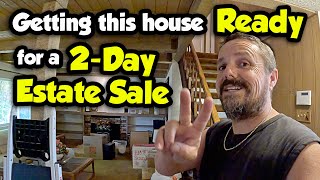 We set this house up for a 2 DAY ESTATE SALE our first ever [upl. by Yenitirb]