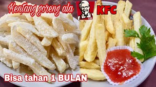 KENTANG GORENG RENYAH ALA KFC ANTI GAGAL  dirumahaja [upl. by Gnehc]