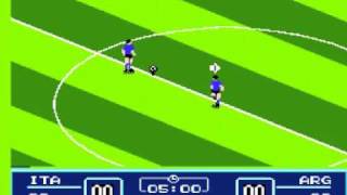 Eric Cantona Football Challenge  Goal 2 NES Gameplay [upl. by Atterbury]