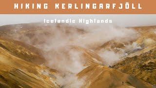 Hiking KERLINGARFJÖLL In The Icelandic Highlands  Zimnolubni 4K [upl. by Klimesh]