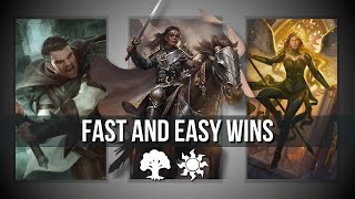 The best aggro deck for ranking  Standard Mythic MTG Arena [upl. by Ardnuasak441]