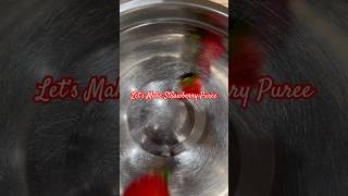 cooking strawberry strawberrypuree fruit baking recipe tutorial howto howtomake dessert [upl. by Lianne]