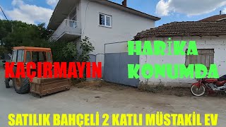 Satılık Bahçeli 2 Katlı Müstakil ev 432 m2 Fiyat 2650000 TL [upl. by Ahsircal]