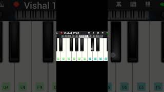 Lamba lamba song piano games note vishal like share subscribe to my channel [upl. by Etnom617]