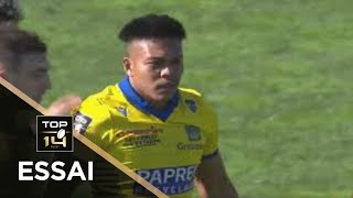 TOP 14  Essai de Kotaro MATSUSHIMA ASM  Agen  Clermont  J16  Saison 20202021 [upl. by Ramin]