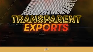 How to Export Videos with TransparencyAlpha Channel  PremiumBeatcom [upl. by Rosenkrantz]