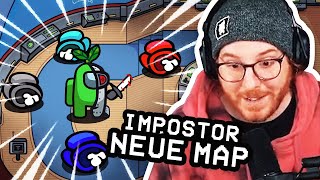 1 MAL IMPOSTOR AUF DER NEUEN MAP  Among Us  ungespielt [upl. by Madalena]