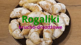 Najlepsze rogaliki krucho  drożdżowe 🥐🥐  agatabodkuchni [upl. by Possing799]