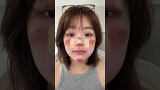 요즘 틱톡에서 유행하는 블러셔 올바르게 바르는 법 makeuptutorial makeup [upl. by Aitnahc]