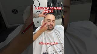 ¿Como delinear barba perfecta Parte1 barber barba afeitado [upl. by Bealle]