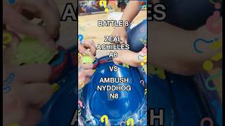 Witness the epic Battle of ZEAL ACHILLES A8 as it takes on the fiercest QUADSTRIKE tops ⚡️ Beyblade [upl. by Adnahsed]