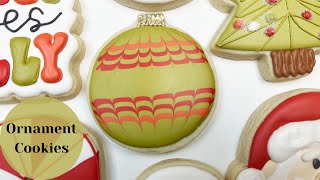 How To Decorate Easy Ornament Sugar Cookies 12 Days of Christmas [upl. by Bianca]