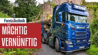 Scania R770 im Holztransport Mächtig vernünftig [upl. by Nayrda]