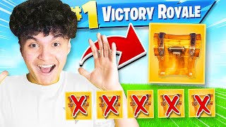 WINNING with ONE CHEST ONLY CHALLENGE in Fortnite HARD [upl. by Angelica561]