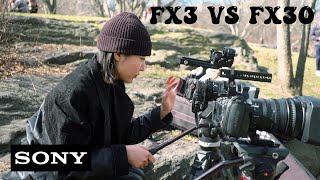 SONY FX3 vs FX30 시네마라인 비교 [upl. by Osric]