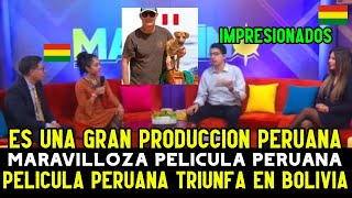 PROGRAMA BOLIVIANA ANALIZAN la PELICULA PERUANA quotVAGUITOquot QUEDAN MARAVILLADOS con LA PRODUCCION [upl. by Raycher249]