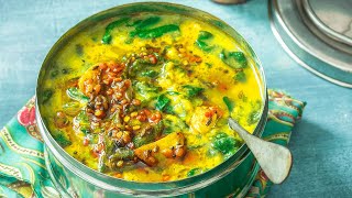 Recette Indienne Végétarienne Daal Palak  Lentilles 𑁍 Pankaj Sharma [upl. by Froh]