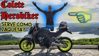 Teste do Colete HEROBIKER MOTOCROSS [upl. by Ahsak802]