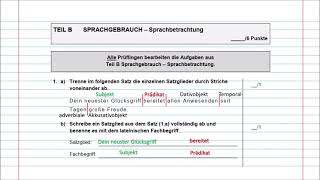 Deutsch Quali Bayern 2022 Musterprüfung 1 Teil B Sprachgebrauch  Sprachbetrachtung amp Rechtschreiben [upl. by Upton842]