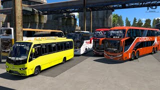 ETS2 Online  Cuộc Đua Tốc Độ Của Những Chiếc Xe Khách [upl. by Hewes847]