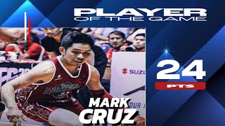 MARK CRUZ  PLAYER OF THE GAME  24 PTS vs BIÑAN TATAK GEL  MPBL PLAYOFFS 2024  GAME 1 [upl. by Imrots]